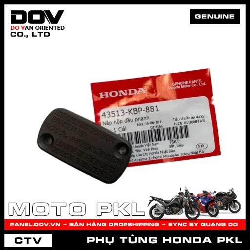 NẮP HỘP DẦU PHANH (thắng) CB300R — 43513KBP881
