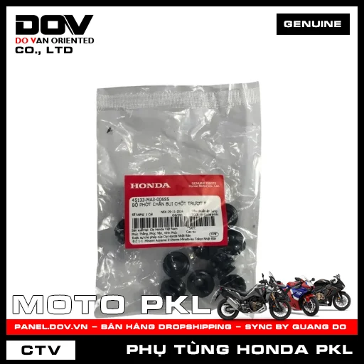 BỘ PHỚT CHẮN BỤI CHỐT TRƯỢT B AFRICA TWIN CRF1100, CB1000R, CB500, CB500FAR, CB500F, CB500X, REBEL 500, CB650R, GOLD WING, TRANSALP XL 750, CB650F, CBR1000RR — 45133MA3006SS