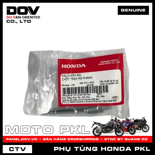 CHỐT TREO MÁ PHANH (bố thắng) CB300R — 45215KPH951