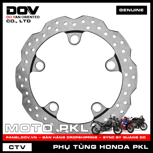 ĐĨA PHANH TRƯỚC TRÁI (đĩa thắng) CB500F, CBR500R, NX500 — 45351MKPDN1