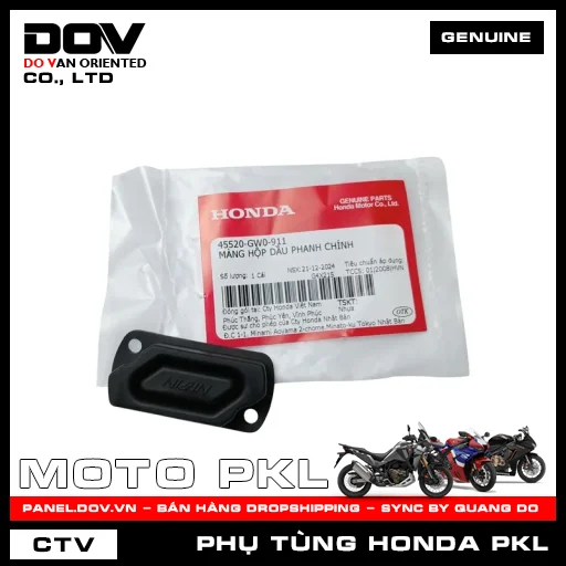 MÀNG HỘP DẦU PHANH CHÍNH (thắng) CB1000R, CB300R, CB350 H'NESS, CB500F, CB500X, CB650R, CBR500R, CBR650R, NX500 — 45520GW0911