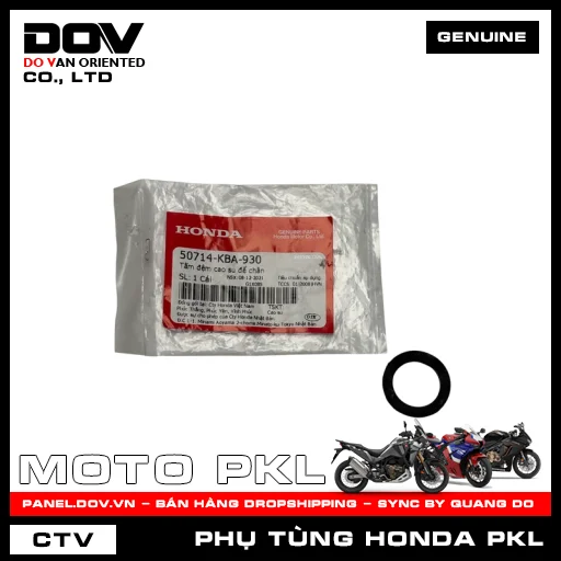 TẤM ĐỆM CAO SU ĐỂ CHÂN CB500X, NX500 — 50714KBA930