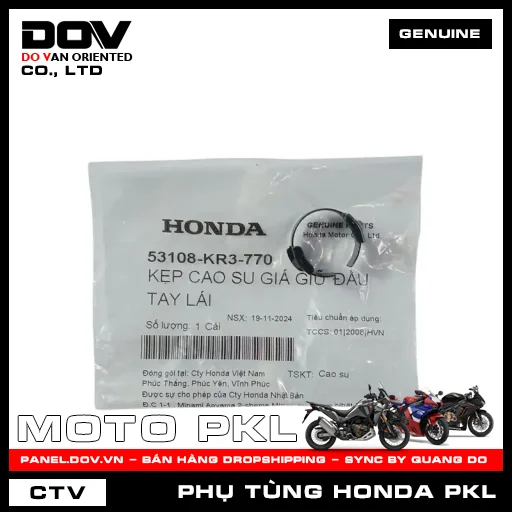 VÒNG CỐ ĐỊNH ĐẦU TAY LÁI CB250 NIGHTHAWK, CB300R, CB500F, CB500X, CB650R, CBR650R, NX500 — 53108KR3770