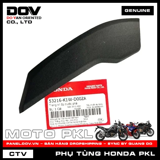 TRANG TRÍ ỐP TRƯỚC PHẢI SH 350 — 53216K1WD00ZA