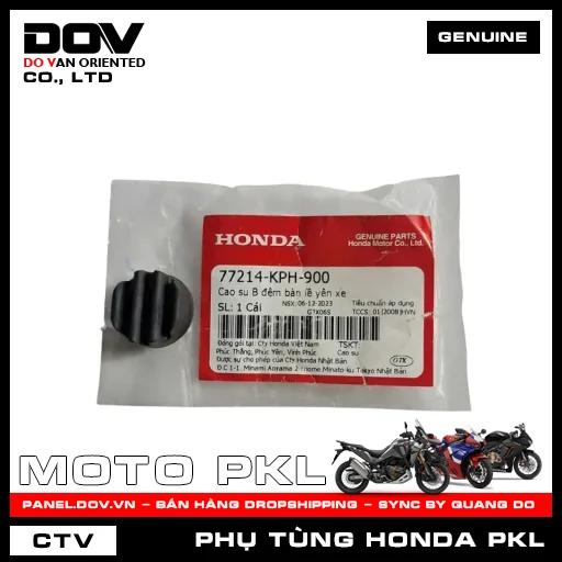 CAO SU B ĐỆM BẢN LỀ YÊN XE CB500X, NX500, SH 350 — 77214KPH900