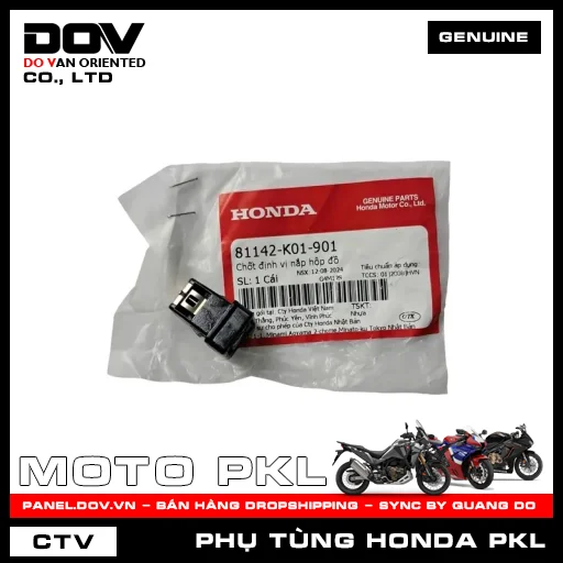 CHỐT ĐỊNH VỊ NẮP HỘP ĐỒ ADV350, SH 350 — 81142K01901