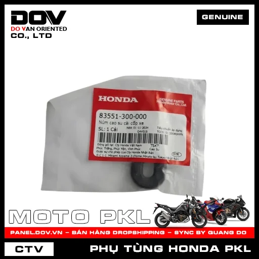 NÚM CAO SU CÀI CỐP XE CB250 NIGHTHAWK, CB300R, CB350 H'NESS, CB500F, CB500X, CB650R, CBR500R, CBR650R, GOLDWING, NX500 — 83551300000