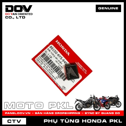 BIỂU TƯỢNG SẢN PHẨM SH 350 — 86150KYS940
