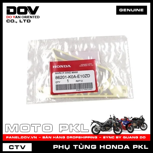 TEM CÁNH CHIM PHẢI 90MM CB300R — 86201K0AE10ZD