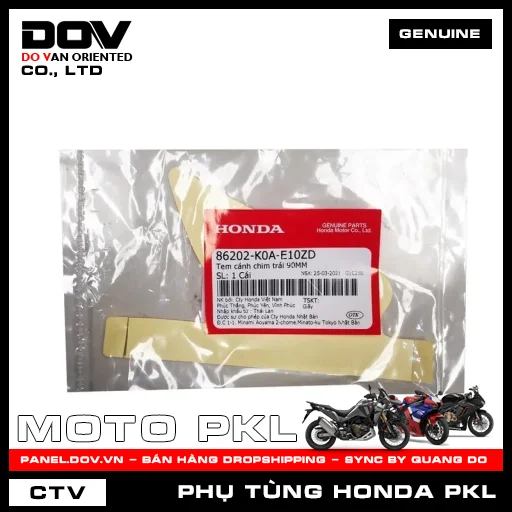 TEM CÁNH CHIM TRÁI 90MM CB300R — 86202K0AE10ZD