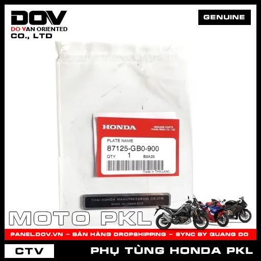 Tem sản phẩm CB300R, CB500F, CB500X, CB650R, CBR500R, CBR650R, REBEL 500 — 87125GB0900
