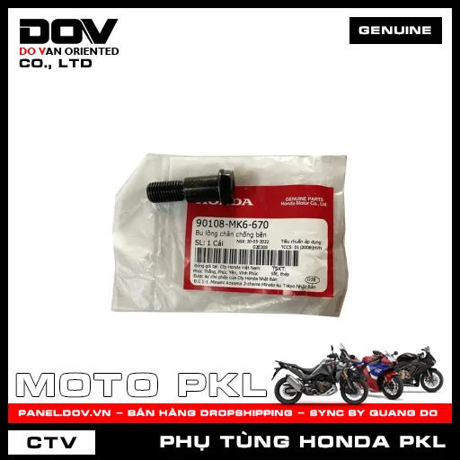 BU LÔNG CHÂN CHỐNG BÊN CB1000R, SH 350 — 90108MK6670