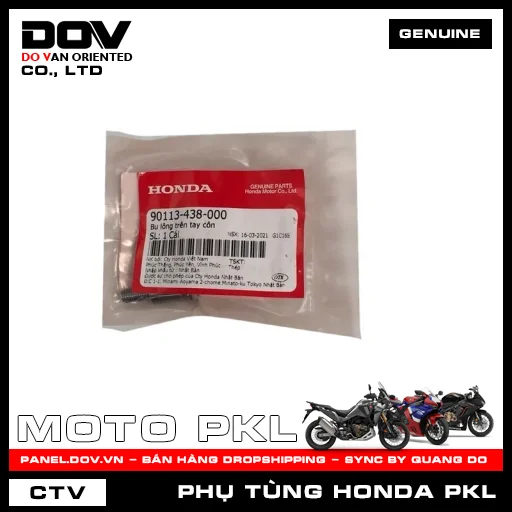 BU LÔNG TAY CÔN CB250 NIGHTHAWK, CB300R, CB500F, CB500X, CB650R, CBR500R, CBR650R, NX500, REBEL 1100, REBEL 300, REBEL 500 — 90113438000