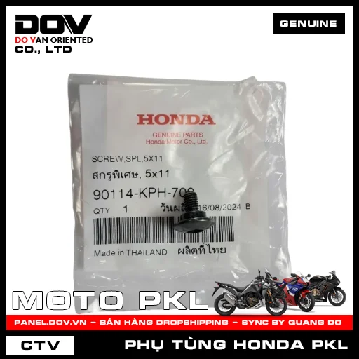 VÍT ĐẶC BIỆT 5X11 CB300R, CB500X, GOLDWING, NX500, REBEL 300, REBEL 500 — 90114KPH700