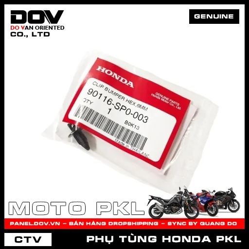 Chốt cài ADV350, CB1000R, CB500F, CB500X, CB650R, CBR500R, CBR650R, GOLDWING, NX500, REBEL 1100, REBEL 300, REBEL 500, SH 350 — 90116SP0003