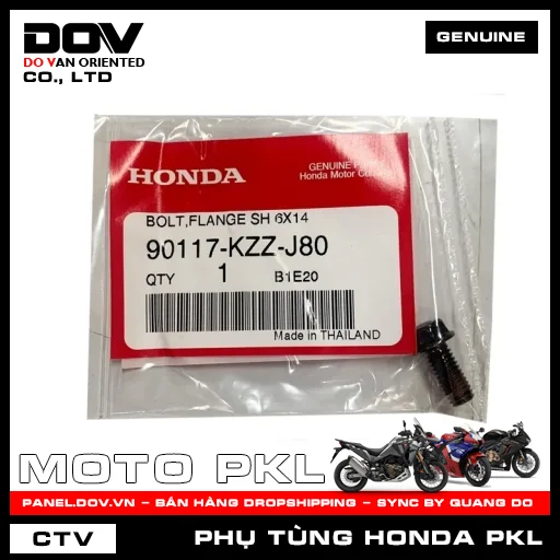 BU-LÔNG ĐẦU GỜ 6X14 CB300R, CB500X, NX500 — 90117KZZJ80