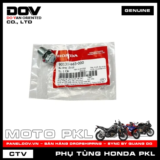 BU LÔNG 12X15 CB500F, CB500X, CB650R, CBR500R, CBR650R, NX500, REBEL 1100, REBEL 500 — 90131883000