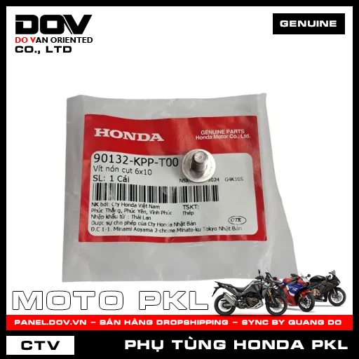 VÍT NÓN CỤT 6X10 CB300R, CB500X, NX500 — 90132KPPT00
