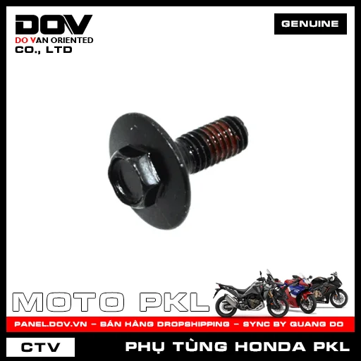 BU-LÔNG ĐẶC BIỆT 6X16 ADV350, CB350 H'NESS, CB500F, CB500X, CB650R, CBR500R, CBR650R, NX500, SH 350 — 90132KYJ960