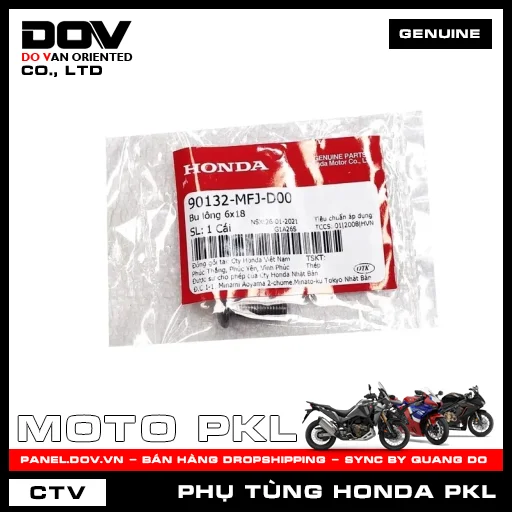 BU LÔNG 6X18 CBR500R, SH 350 — 90132MFJD00