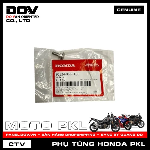 VÍT 5X14 ADV350, CB300R, CB350 H'NESS, CB500F, CB500X, CB650R, CBR500R, CBR650R, NX500, REBEL 300, REBEL 500 — 90134KPPT00