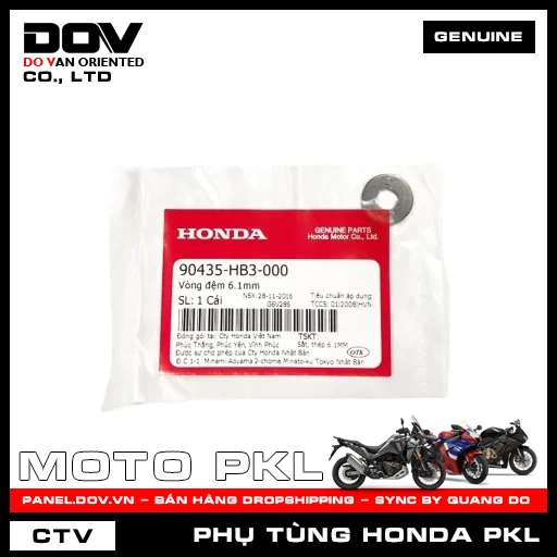 VÒNG ĐỆM 6.1MM CB300R, REBEL 300 — 90435HB3000