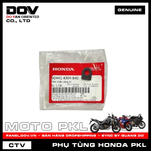 TẤM CHẶN VÒNG BI CB350 H'NESS — 90441KRM840