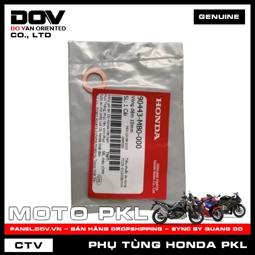 VÒNG ĐỆM 10MM CB350 H'NESS, GOLDWING, REBEL 1100 — 90443MB0000