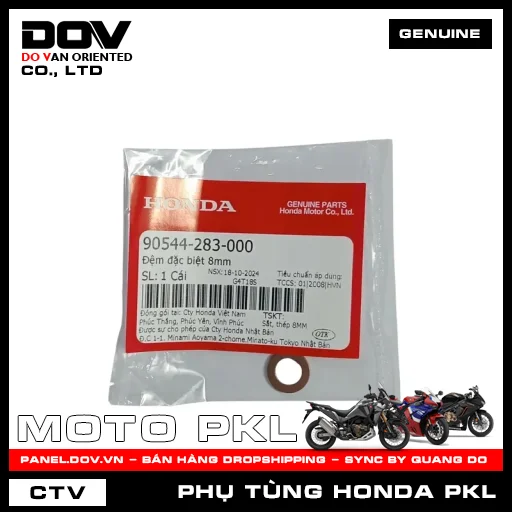 ĐỆM ĐẶC BIỆT 8MM CB250 NIGHTHAWK, CB300R, CB350 H'NESS, CB500F, CB500X, CBR500R, REBEL 1100, REBEL 300, REBEL 500, SH 350 — 90544283000