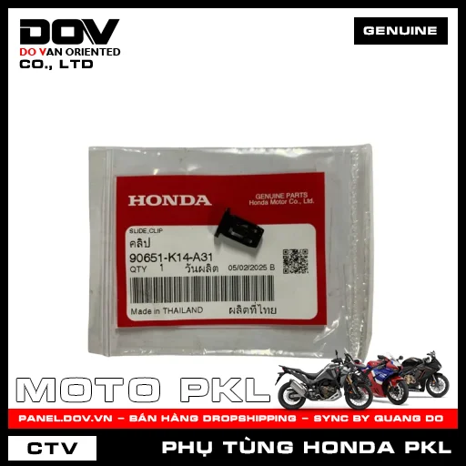 CHỐT TRƯỢT ADV350, CB300R, CB350 H'NESS, CB500X, CBR500R, NX500 — 90651K14A31