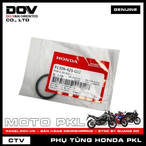 PHỚT O 24.4X3.1 ADV350, CB1000R, CB300R, CB500F, CB500X, CB650R, CBR500R, CBR650R, NX500, REBEL 1100, REBEL 300, REBEL 500, SH 350 — 91309425003