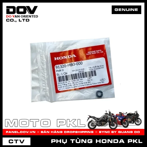 PHỚT O ADV350, CB1000R, CB250 NIGHTHAWK, CB300R, CB500F, CB500X, CB650R, CBR500R, CBR650R, GOLDWING, NX500, REBEL 1100, REBEL 300, REBEL 500, SH 350 — 91320MB0000