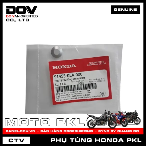 NÚT BỊT BU LÔNG CHÌM 8MM CB350 H'NESS, CB650R, CBR650R — 91455KEA000