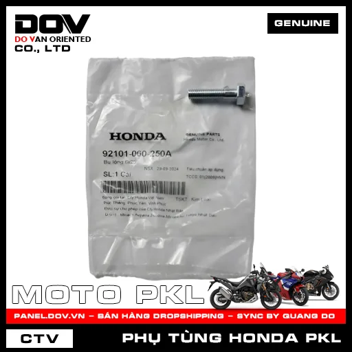 BU LÔNG 6X25 CB500F, CB500X, CBR500R, NX500, REBEL 300, REBEL 500 — 92101060250A