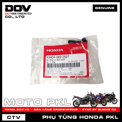 BU LÔNG CÓ ĐỆM 6X25 ADV350, CB300R, GOLDWING, SH 350 — 934040602507
