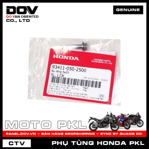 BU LÔNG 5X25 CB300R, CB350 H'NESS, CB650R, CBR650R — 934110502500