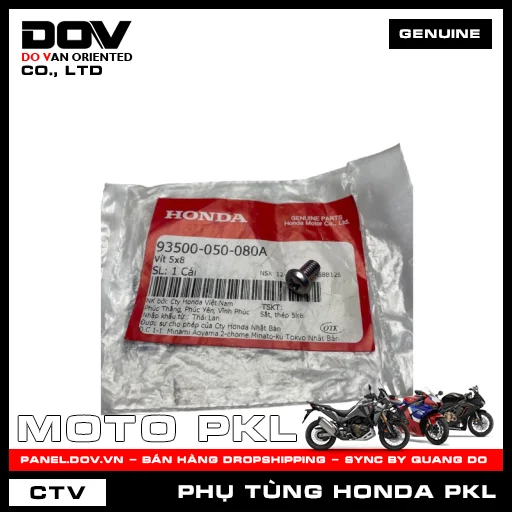 VÍT 5X8 CB250 NIGHTHAWK, GOLDWING — 93500050080A