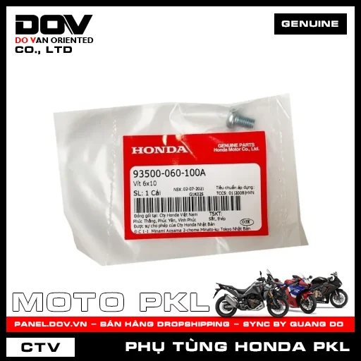 VÍT 6X10 GOLDWING — 93500060100A