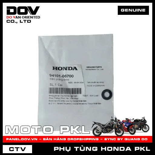 ĐỆM PHẲNG 6MM CB500F, CB500X, CBR500R, NX500, REBEL 300, REBEL 500 — 9410106700