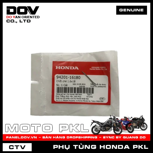 CHỐT CHẺ 1.6X18 SH 350 — 9420116180