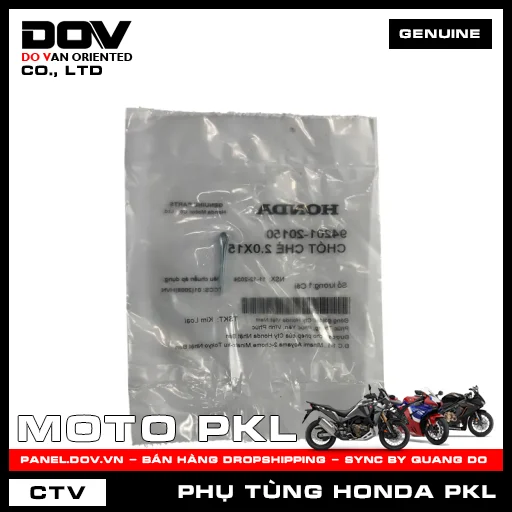 CHỐT CHẺ 2.0X15 CB1000R, CB250 NIGHTHAWK, CB300R, CB350 H'NESS, CB500F, CB500X, CB650R, CBR500R, CBR650R, GOLDWING, NX500, REBEL 1100, REBEL 300, REBEL 500 — 9420120150