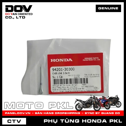 CHỐT CHẺ 3.0X30 CB350 H'NESS — 9420130300