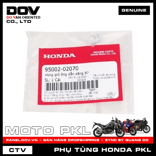 VÒNG GIỮ ỐNG DẪN XĂNG B7 ADV350, CB250 NIGHTHAWK, CB300R, SH 350 — 9500202070