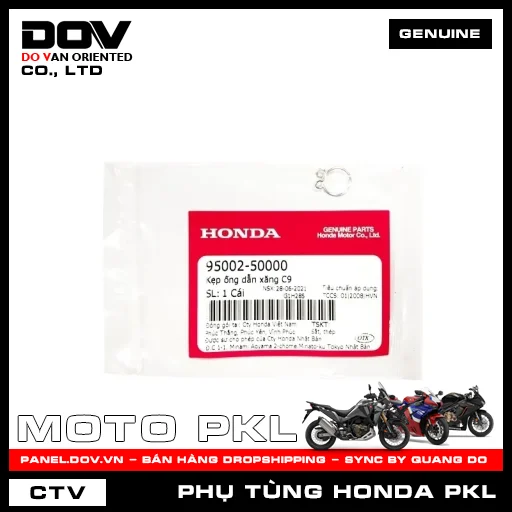 KẸP ỐNG DẪN XĂNG C9 ADV350, CB1000R, CB500F, CB500X, CB650R, CBR500R, CBR650R, NX500, REBEL 1100, REBEL 300, REBEL 500, SH 350 — 9500250000