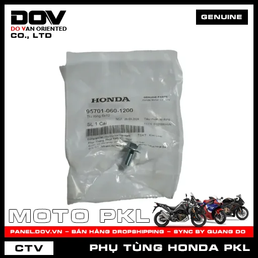 BU LÔNG 6X12 ADV350, CB1000R, CB250 NIGHTHAWK, CB350 H'NESS, CB500F, CB500X, CB650R, CBR500R, CBR650R, GOLDWING, NX500, REBEL 500, SH 350 — 957010601200