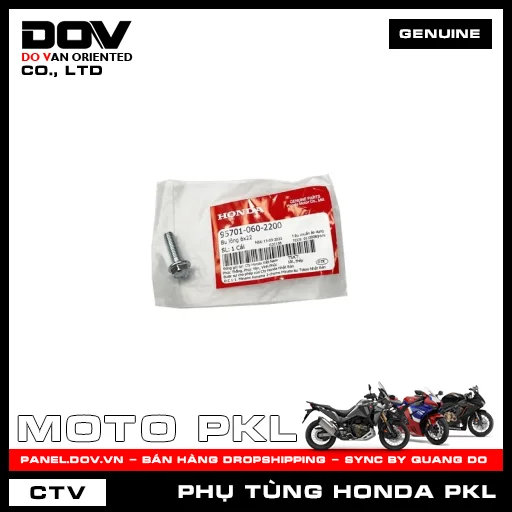 BU LÔNG 6X22 ADV350, CB250 NIGHTHAWK, CB350 H'NESS, CB500F, CB500X, CBR500R, GOLDWING, NX500, SH 350 — 957010602200