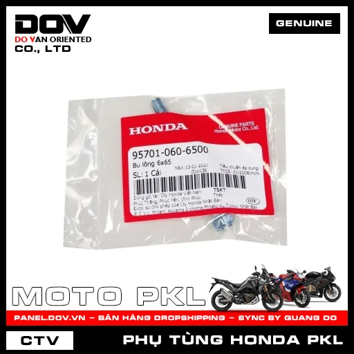 BU LÔNG 6X65 ADV350, CB250 NIGHTHAWK, CB350 H'NESS, SH 350 — 957010606500