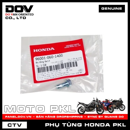 BU LÔNG 6X14 CB300R, CB350 H'NESS, CB500F, CB500X, CBR500R, NX500, REBEL 500 — 960010601400