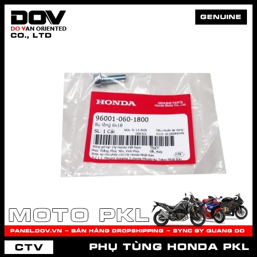 BU LÔNG 6X18 CB250 NIGHTHAWK — 960010601800