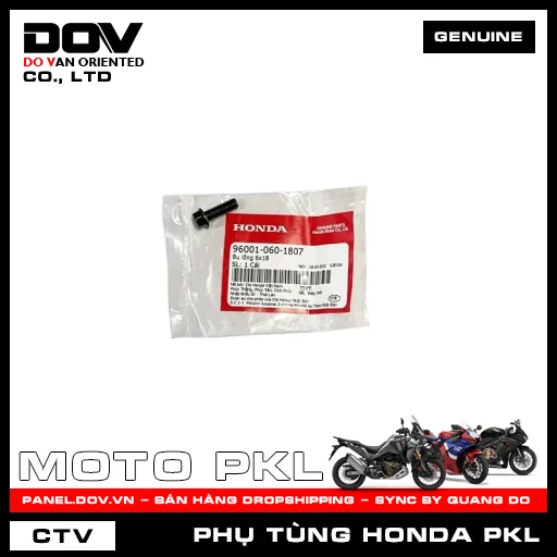 BU LÔNG 6X18 CB650R, CBR650R, REBEL 1100 — 960010601807